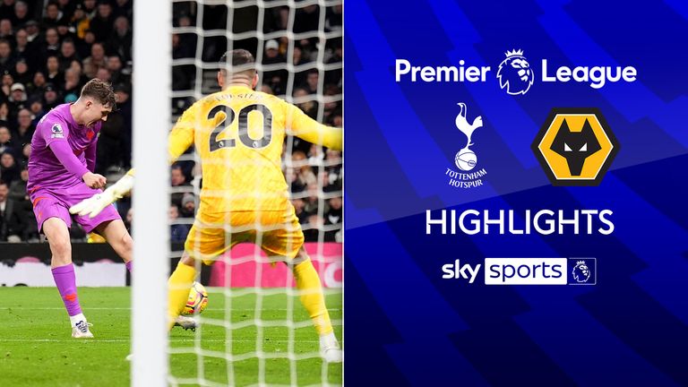 Highlights of the Premier League match between Tottenham Hotspur and Wolverhampton Wanderers.