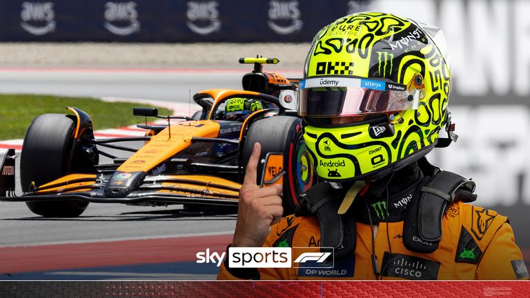 LANDO NORRIS TAKES POLE