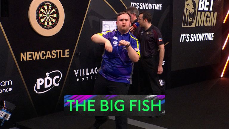 Luke Litter hits 170 against Peter Wright