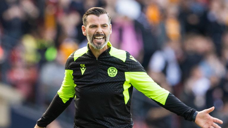 Motherwell manager Stuart Kettlewell was left frustrated