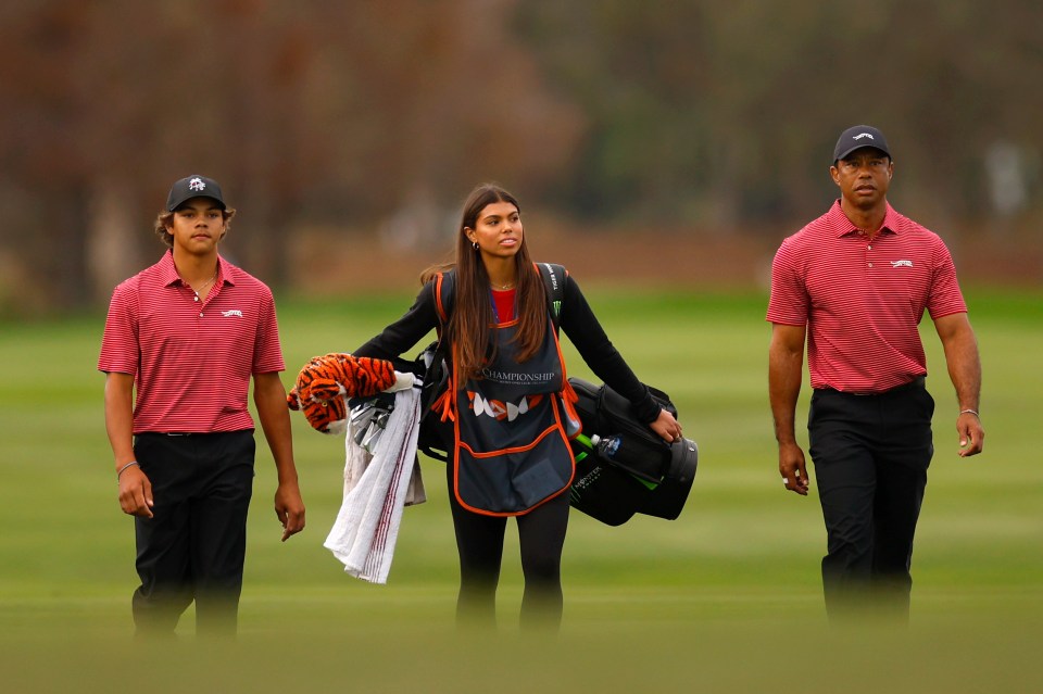 It was a family affair for Team Woods at the PNC Championship in Florida