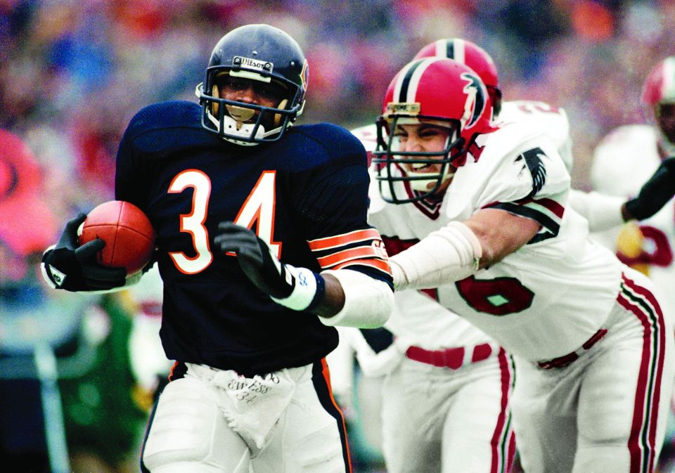 Walter Payton became synonymous with tough Chicago Bears football