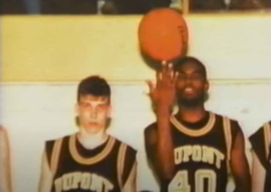 He played basketball alongside future NFL great Moss back in high school