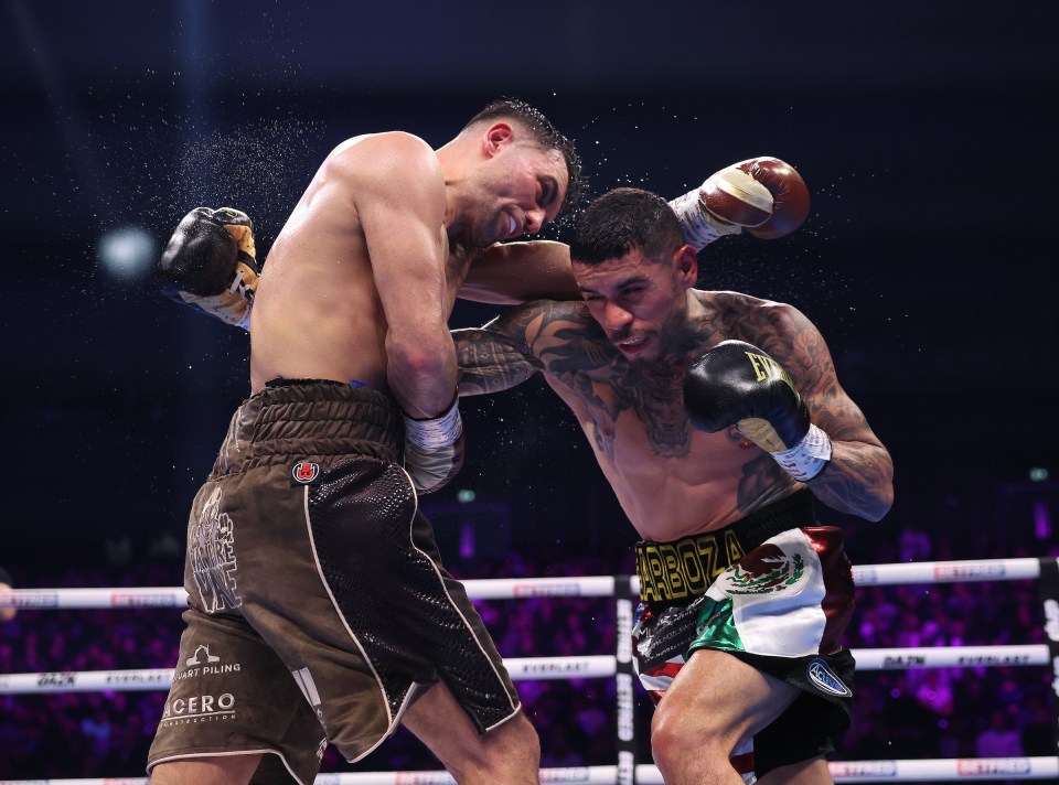 Manchester, UK: Jack Catterall v Arnold Barboza Jr, WBO Interim World Super Lightweight Title.<br />
15 February 2025<br />
Picture By Mark Robinson Matchroom Boxing