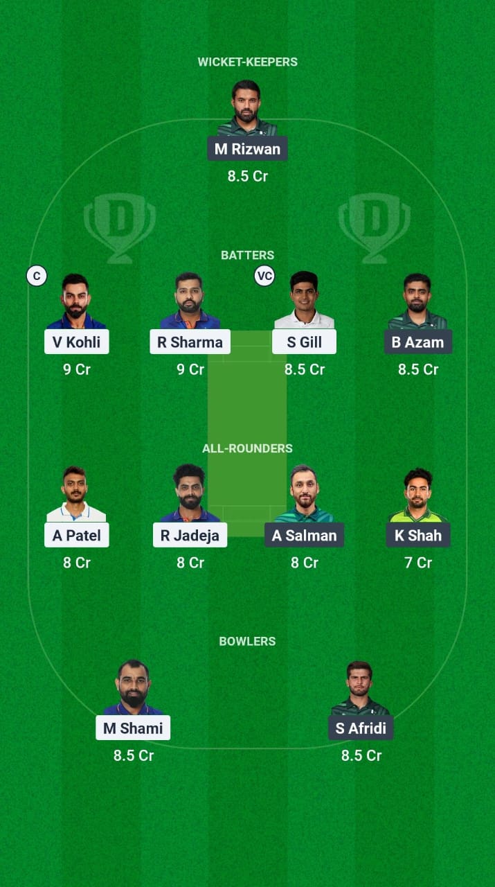 IND vs PAK Dream11 Prediction Fantasy Cricket Tips Dream11 Team ICC Champions Trophy 2025