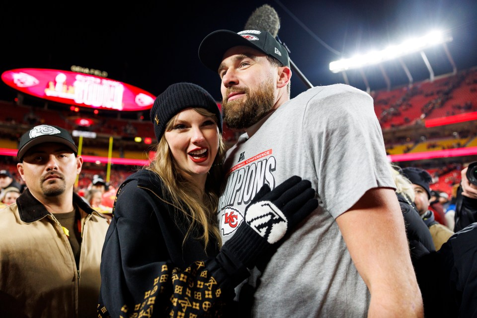 Swift has become a good luck charm for the Chiefs cheering on Kelce