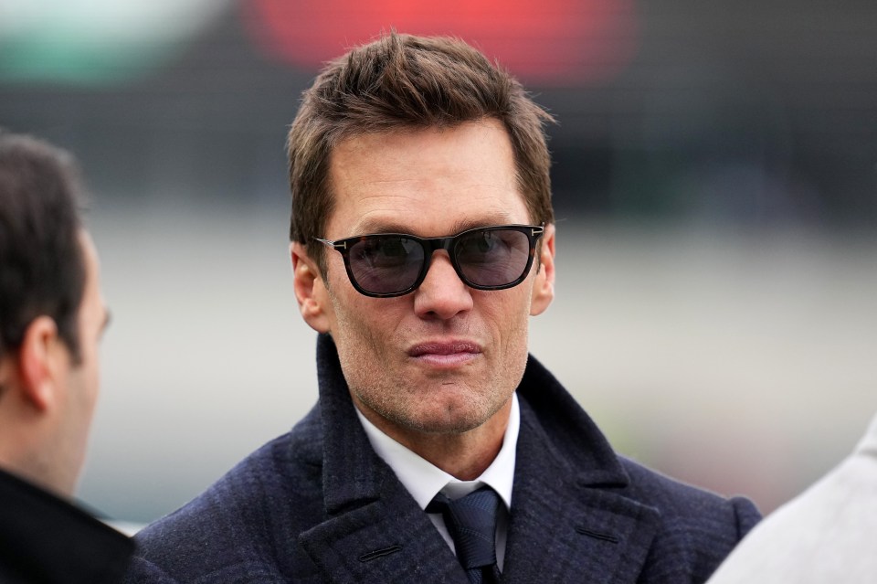 Tom Brady wearing sunglasses.