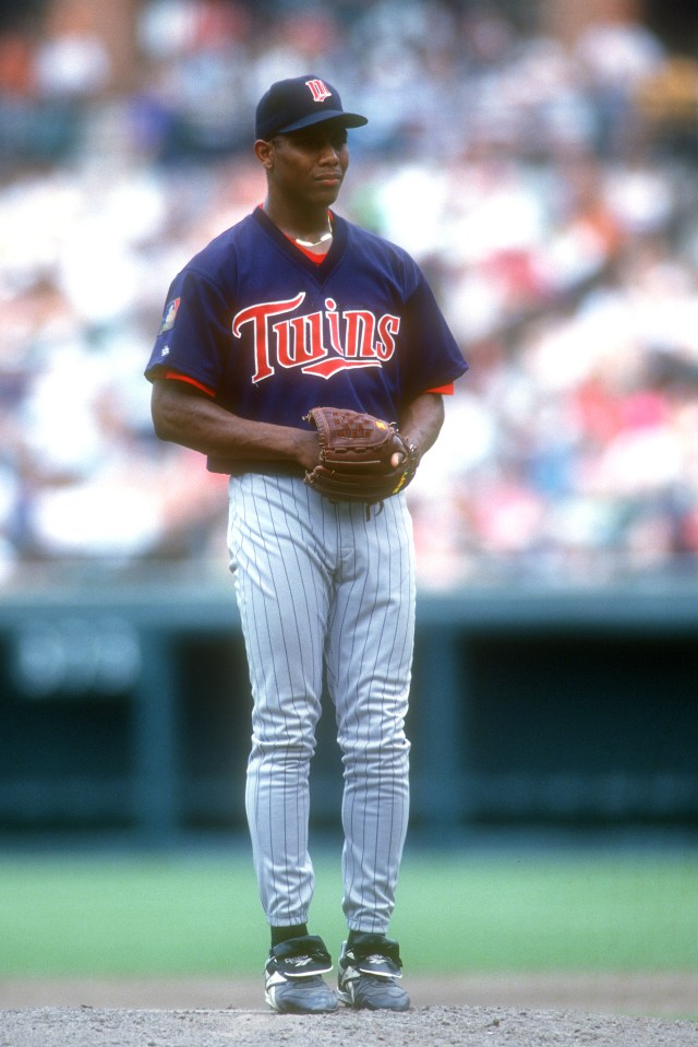 Pat Mahomes toes the mound for the Twins