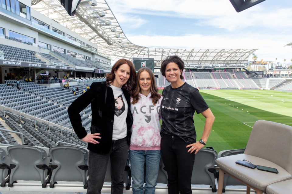 Kara Nortman, Natalie Portman and Julie Uhrman first got the Angel City project underway in 2019