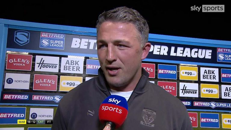 Sam Burgess says 'we can talk about Vegas now' after Warrington Wolves defeat Catalans Dragons