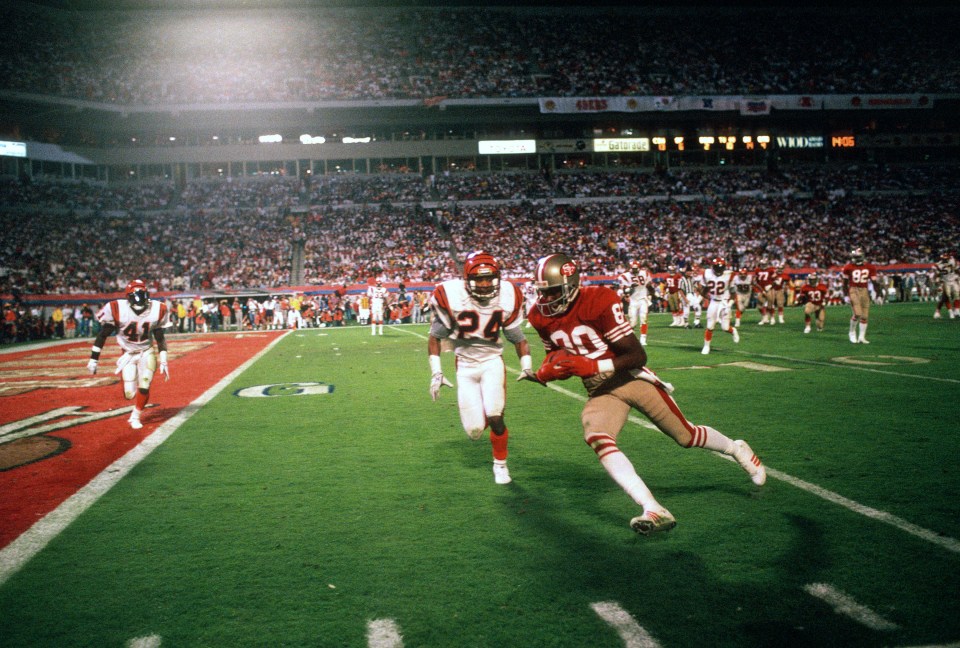 Jerry Rice is the greatest receiver to ever play in the Super Bowl and was on another level