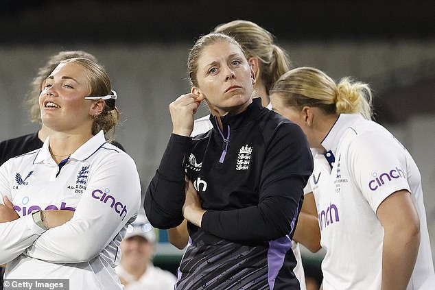 It means England have not held the Women's Ashes since 2014, with Heather Knight's side failing to beat Australia during the series