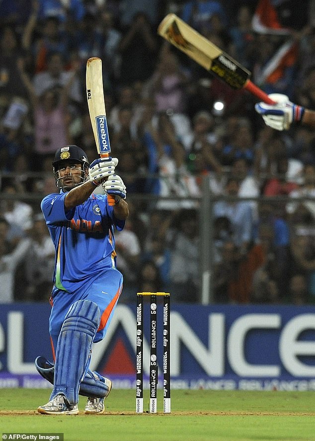 MS Dhoni struck the winning six to get India over the line on home soil in the 2011 World Cup