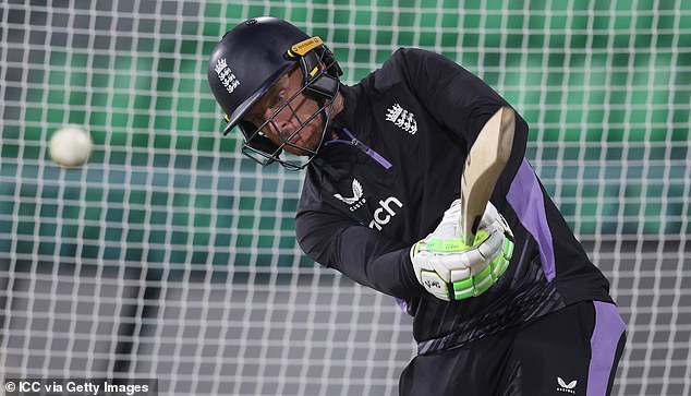 Captain Jos Buttler gets to work in the nets in Lahore as England prepare to face Australia