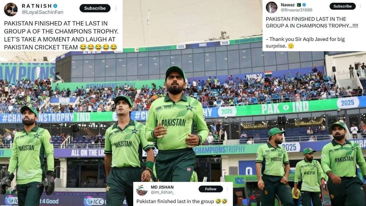 'Thank you, Sir Aaqib Javed, for big surprise' - Pakistan brutally trolled for winless CT&nbsp;2025&nbsp;campaign