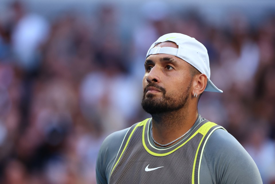 Nick Kyrgios at the Australian Open.