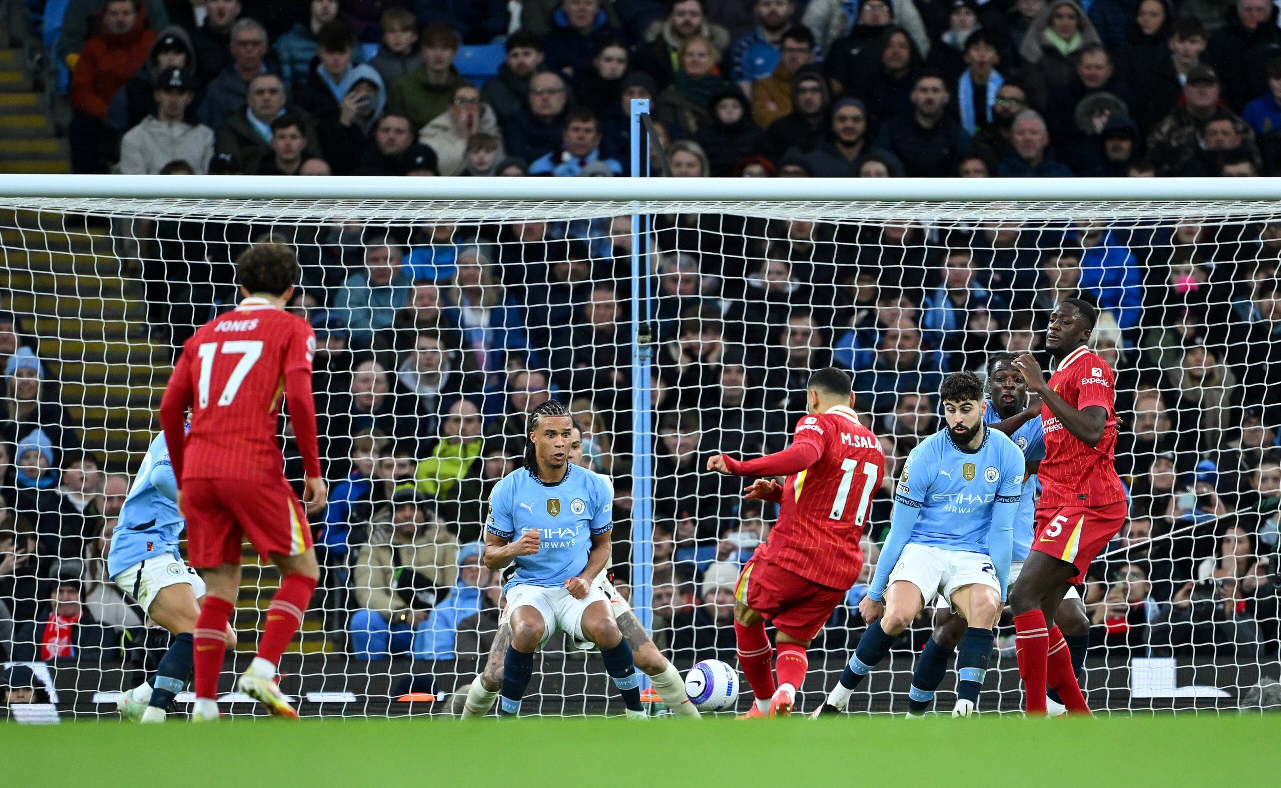 Mo Salah scored his 25th Premier League goal of the season as Liverpool took the lead