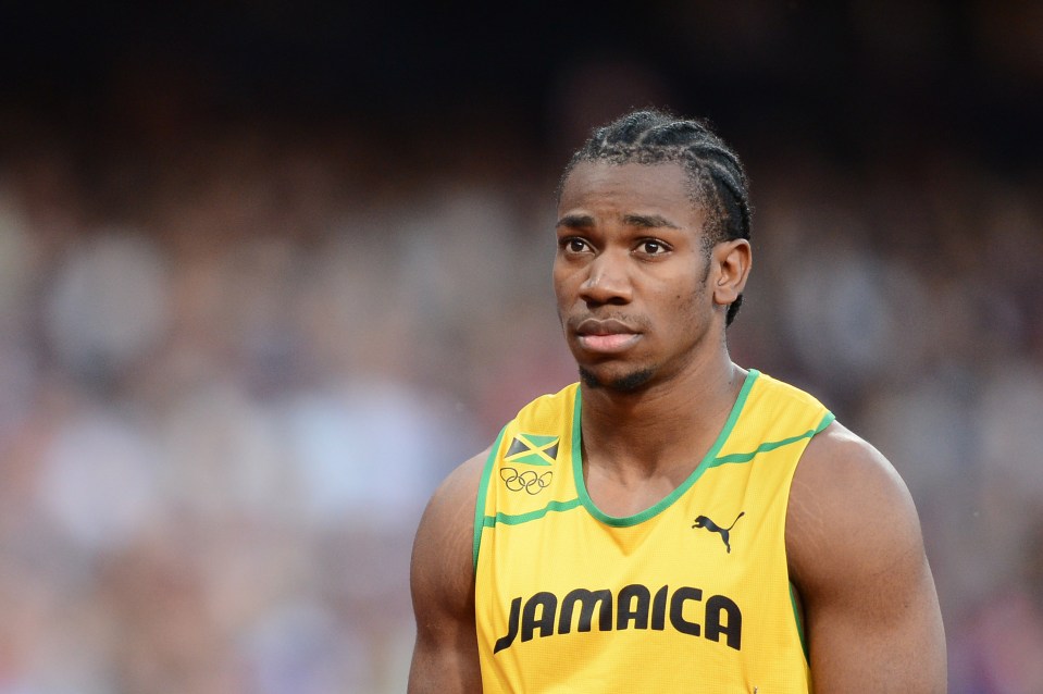 Yohan Blake of Jamaica at the 2012 London Olympics.