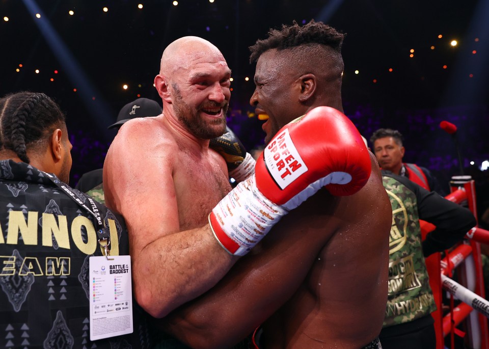 Ngannou made his pro boxing debut against 'The Gypsy King'