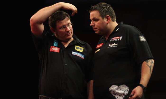 Lewis and James Wade stepped away from the stage due to a draught