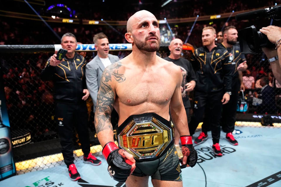 He could fight Volkanovski, the former 145-lb title holder, if Topuria moves up a division