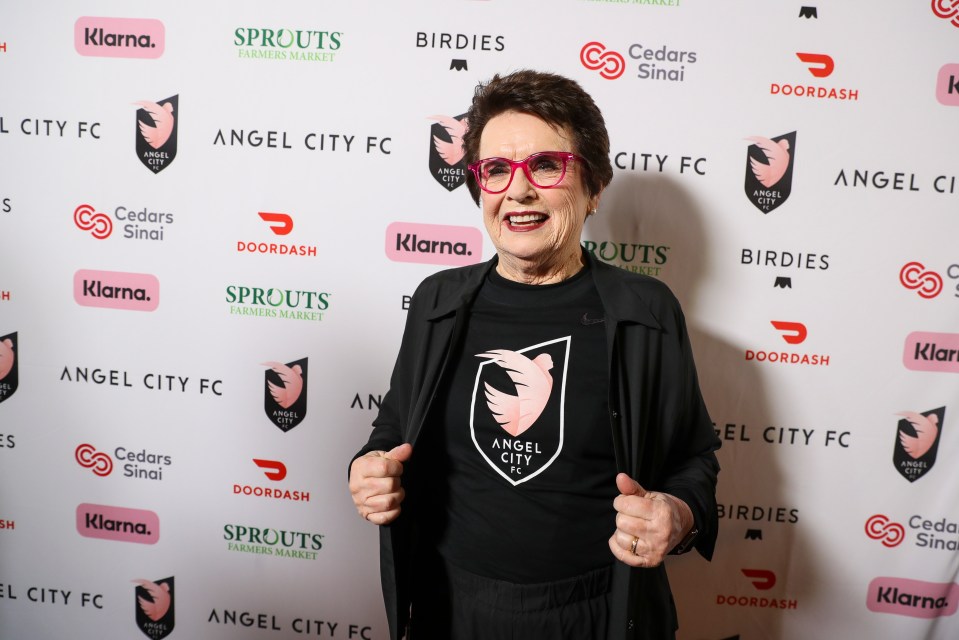 39-time Grand Slam champion Billie Jean King is one of a number of stars to invest in Angel City