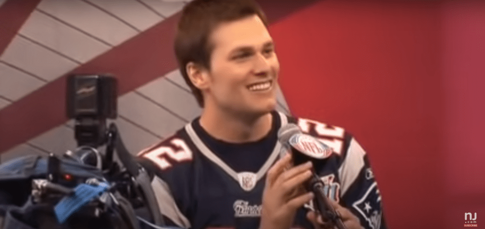 Brady was proposed to ahead of Super Bowl XLII