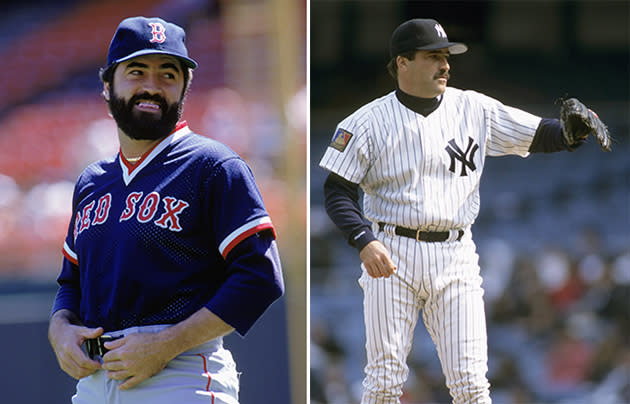 Jeff Reardon, who played for the Yankees in 1994, was another player who went from full beard to mustache after moving to New York.