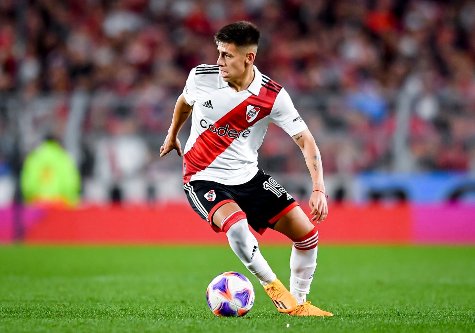 Echeverri has impressed since making his senior debut for River Plate in June 2023