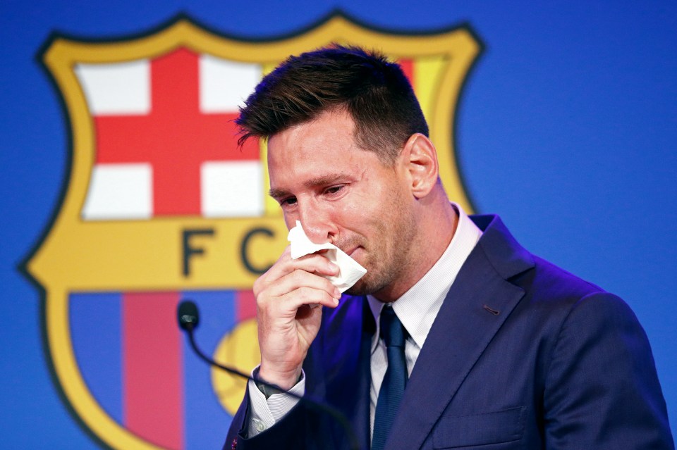 Messi joined PSG after an emotional exit from Barcelona in 2021