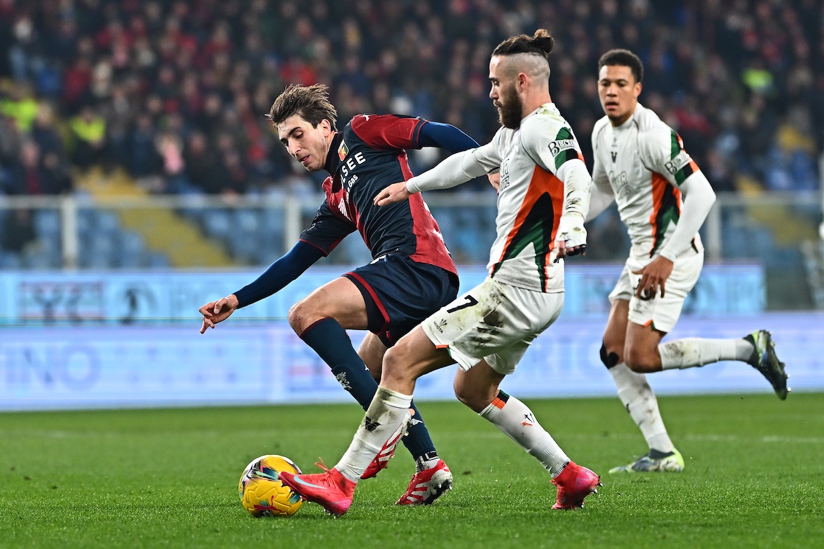 Miretti and Zampano in Genoa vs Venezia