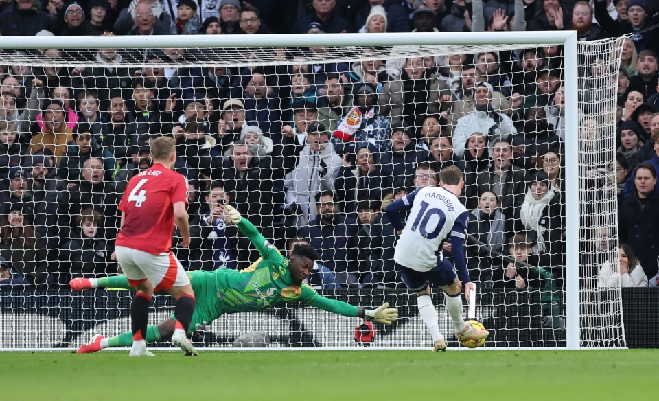 Maddison made no mistake from less than six yards out to tap home into an empty net