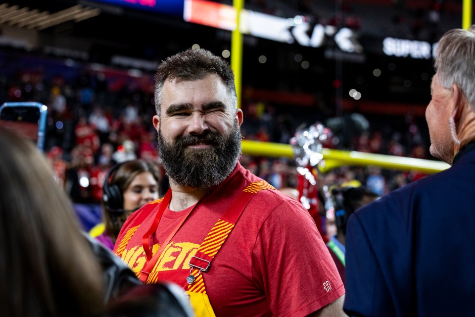 Kelce partied hard after the Chiefs won last year's Super Bowl