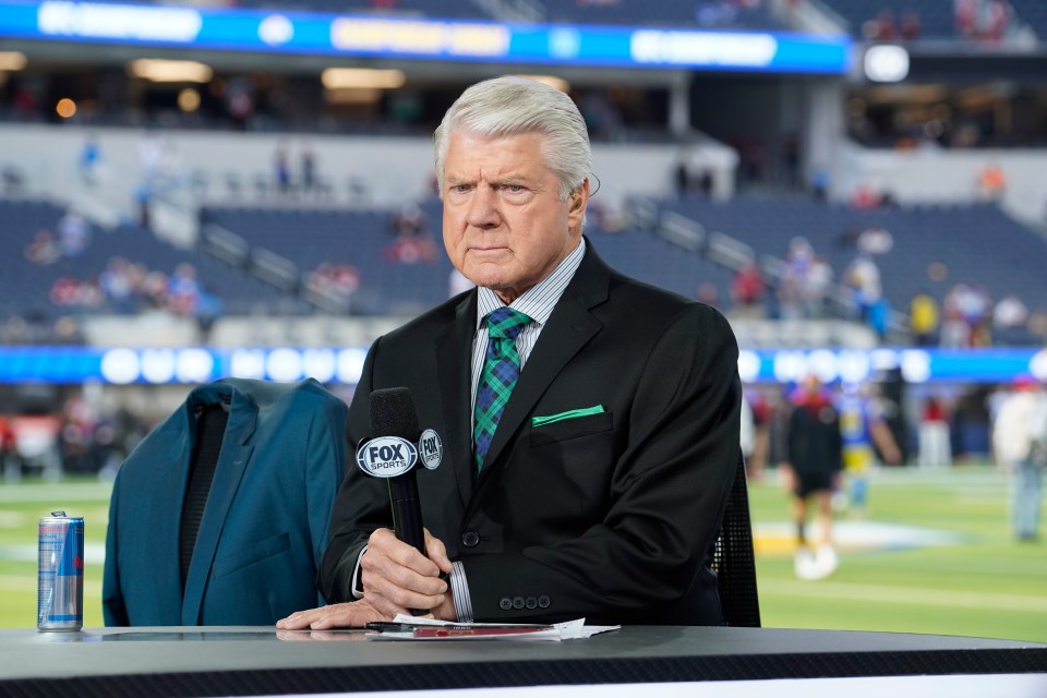 Jimmy Johnson of Fox Sports at the NFC Championship Game.