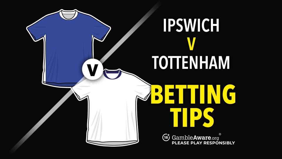 Illustration of Ipswich vs. Tottenham betting tips.