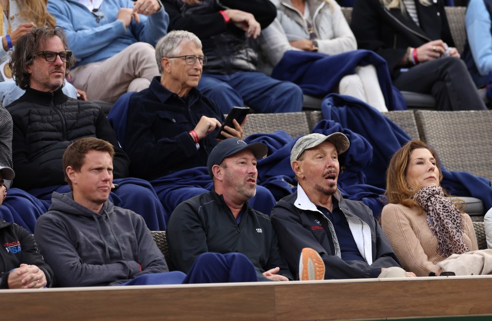 Gates was spotted behind the Indian Wells saviour last year