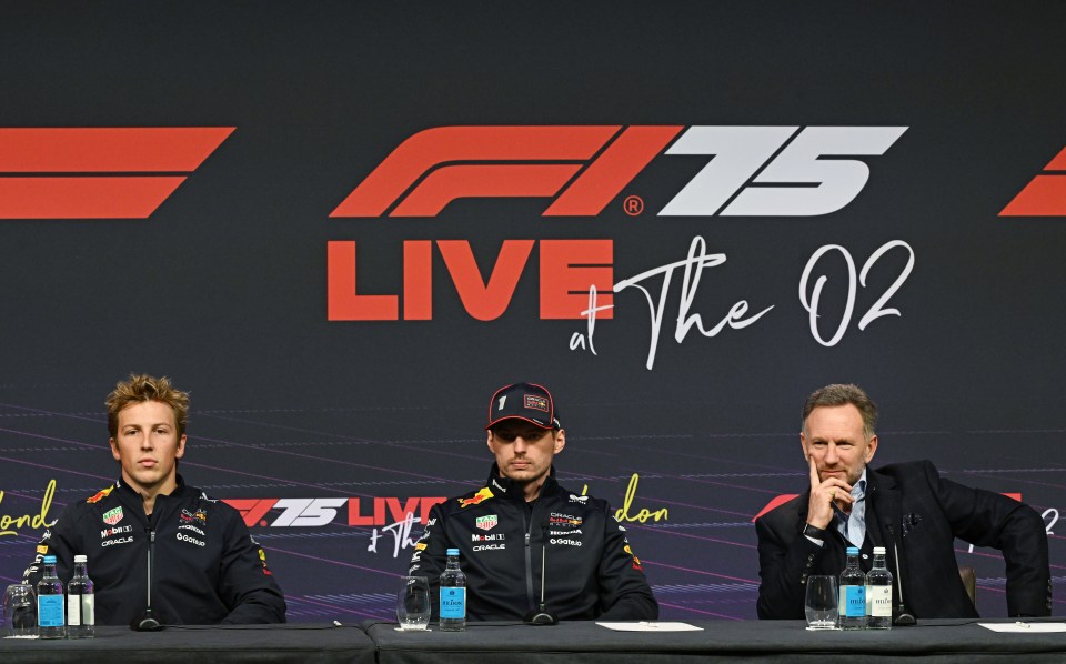 Liam Lawson, left, gets to be Max Verstappen's teammate this year