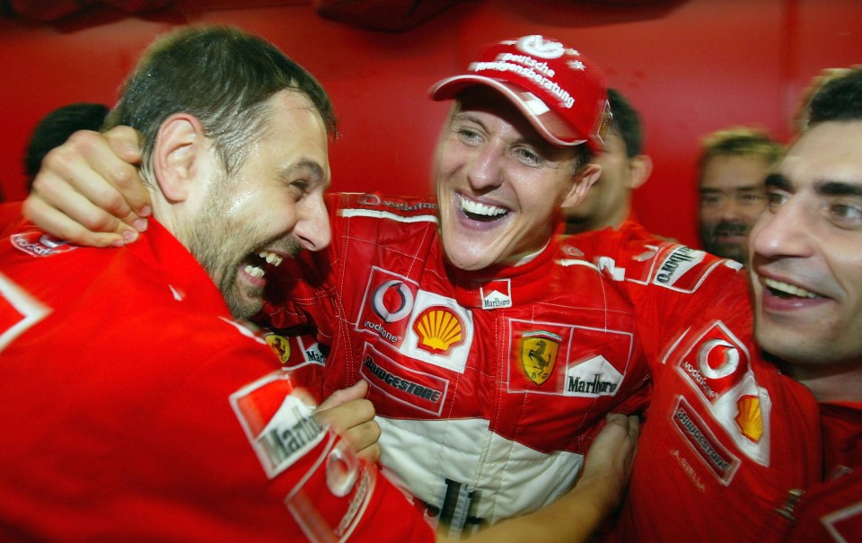 Michael Schumacher's title-clinching celebrations at Suzuka were only the start of what was to be a wild night