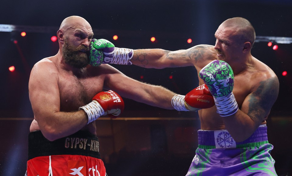 Usyk defeated Fury twice in May and December