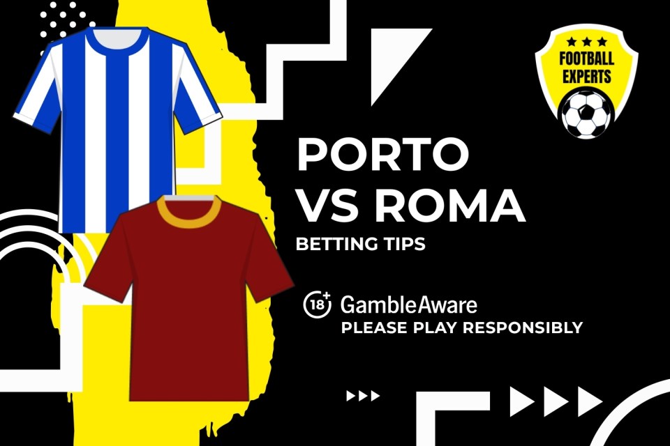 Porto vs Roma betting tips. 18+ GambleAware.org - Please play responsibly.