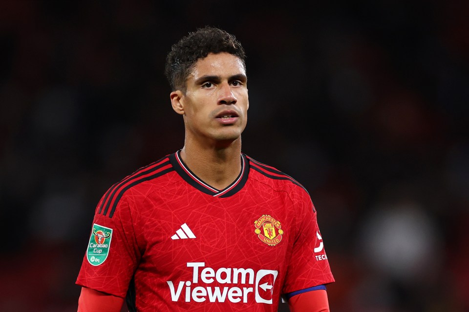 Raphael Varane of Manchester United.