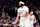 DALLAS, TEXAS - FEBRUARY 08: Anthony Davis #3 of the Dallas Mavericks reacts after making a three point basket against the Houston Rockets during the first quarter at American Airlines Center on February 08, 2025 in Dallas, Texas. NOTE TO USER: User expressly acknowledges and agrees that, by downloading and or using this photograph, User is consenting to the terms and conditions of the Getty Images License Agreement. (Photo by Tim Heitman/Getty Images)