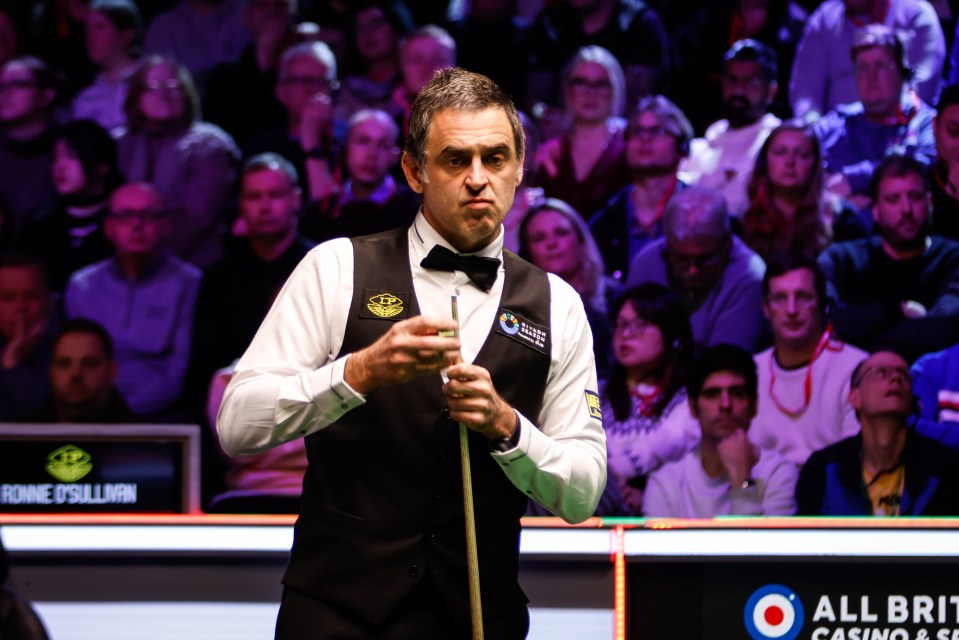 O'Sullivan has pulled out of six tournaments this season