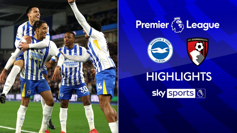 Premier League highlights from Brighton and Bournemouth.