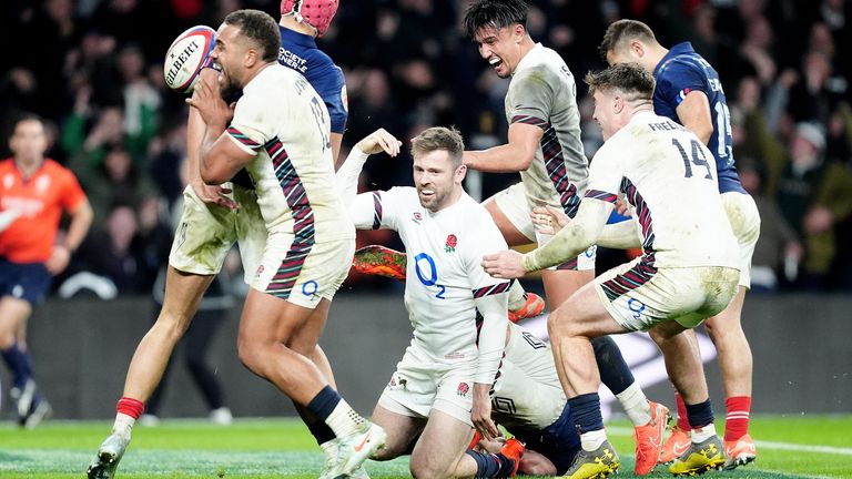 Elliot Daly's last-gasp try clinched England's dramatic victory over France