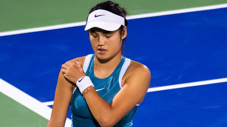 Emma Raducanu, Dubai Duty Free Tennis Championship (Getty Images)