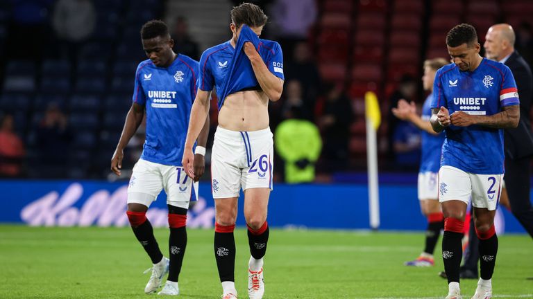 Rangers drop into the Europa League after defeat to Dynamo Kyiv