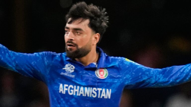 Afghanistan's Rashid Khan (Associated Press)