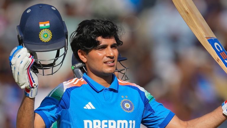 Shubman Gill, India, one-day international (Associated Press)