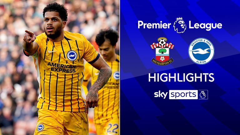 Southampton 0-4 Brighton | Premier League highlights